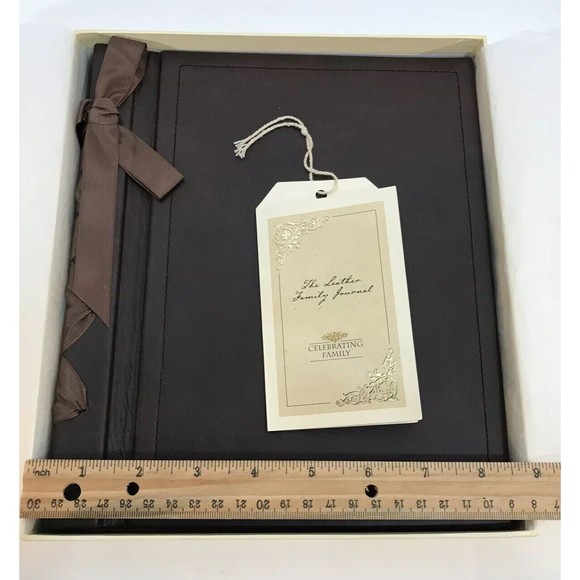Once Upon A Family Leather Notebook Scrapbook - Picture 8 of 11